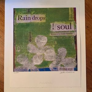 Collage Wall Art “Raindrops in the Soul”